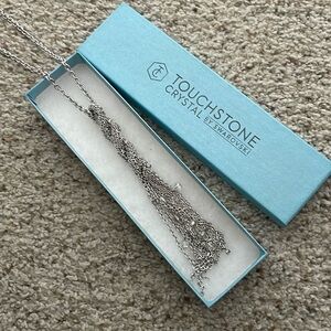 Silver tassel pendant - Touchstone Crystal